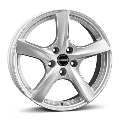 Borbet TL brilliant silver 5,5x15 5x100 ET38 CB57,1 R13 500 kg 8131001