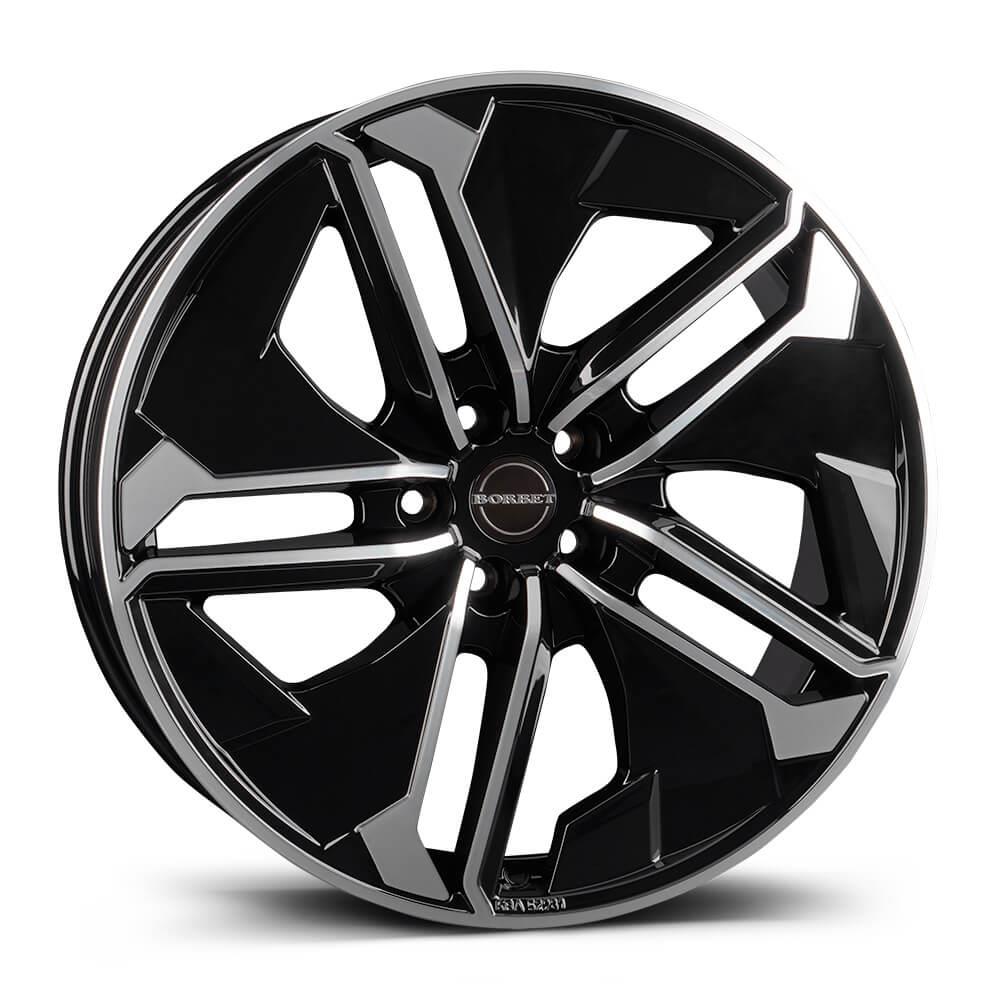 Borbet TX black polished glossy 9x21 5x120 ET45 CB72,6 Flat 1026 kg 497578