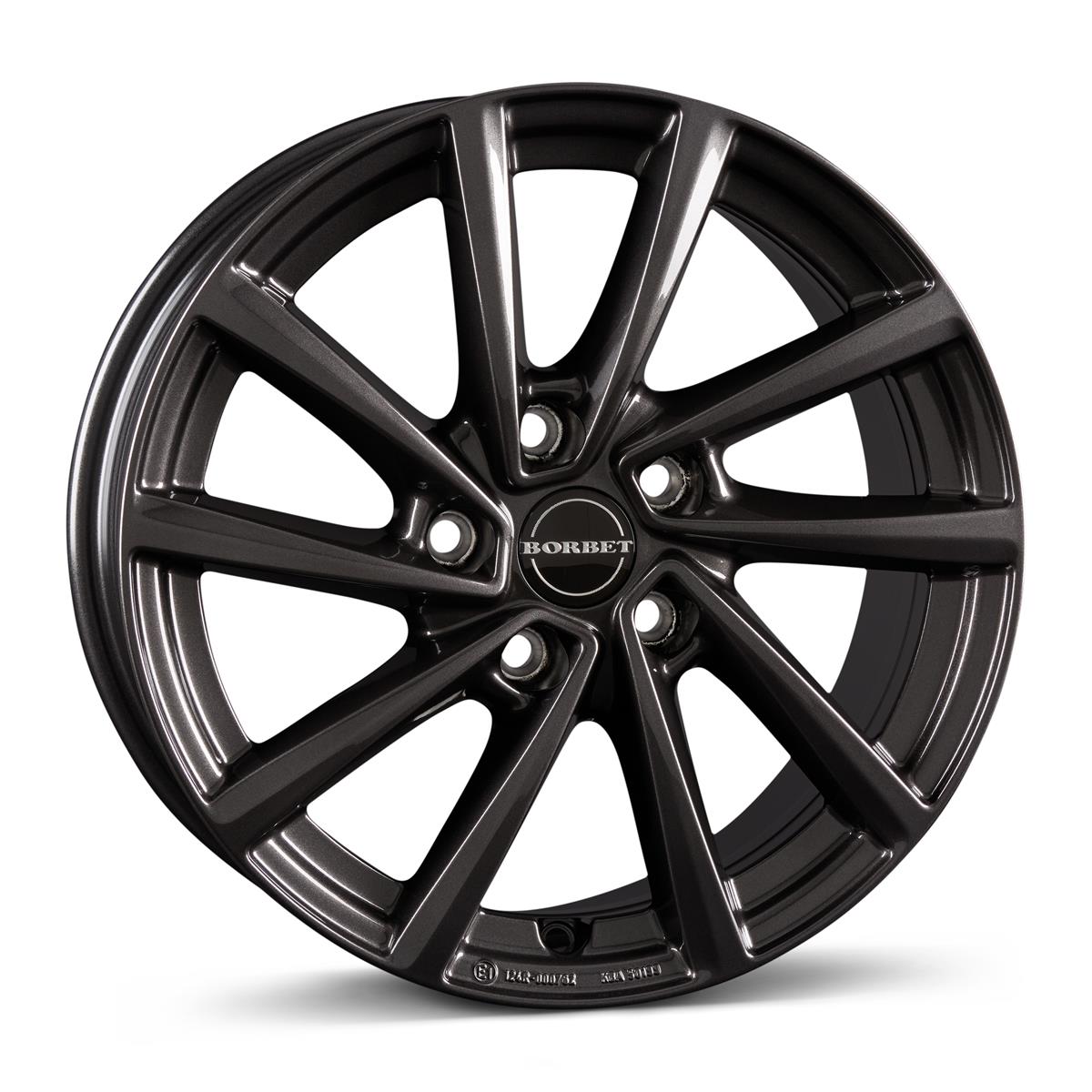 Borbet V mistral anthracite glossy 7x18 5x114.3 ET40 CB66,1 60° 725 kg 8131027