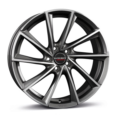Borbet VTX Graphite Polished 8x18 5x112 ET48 CB66,6 60° 670 kg 496557