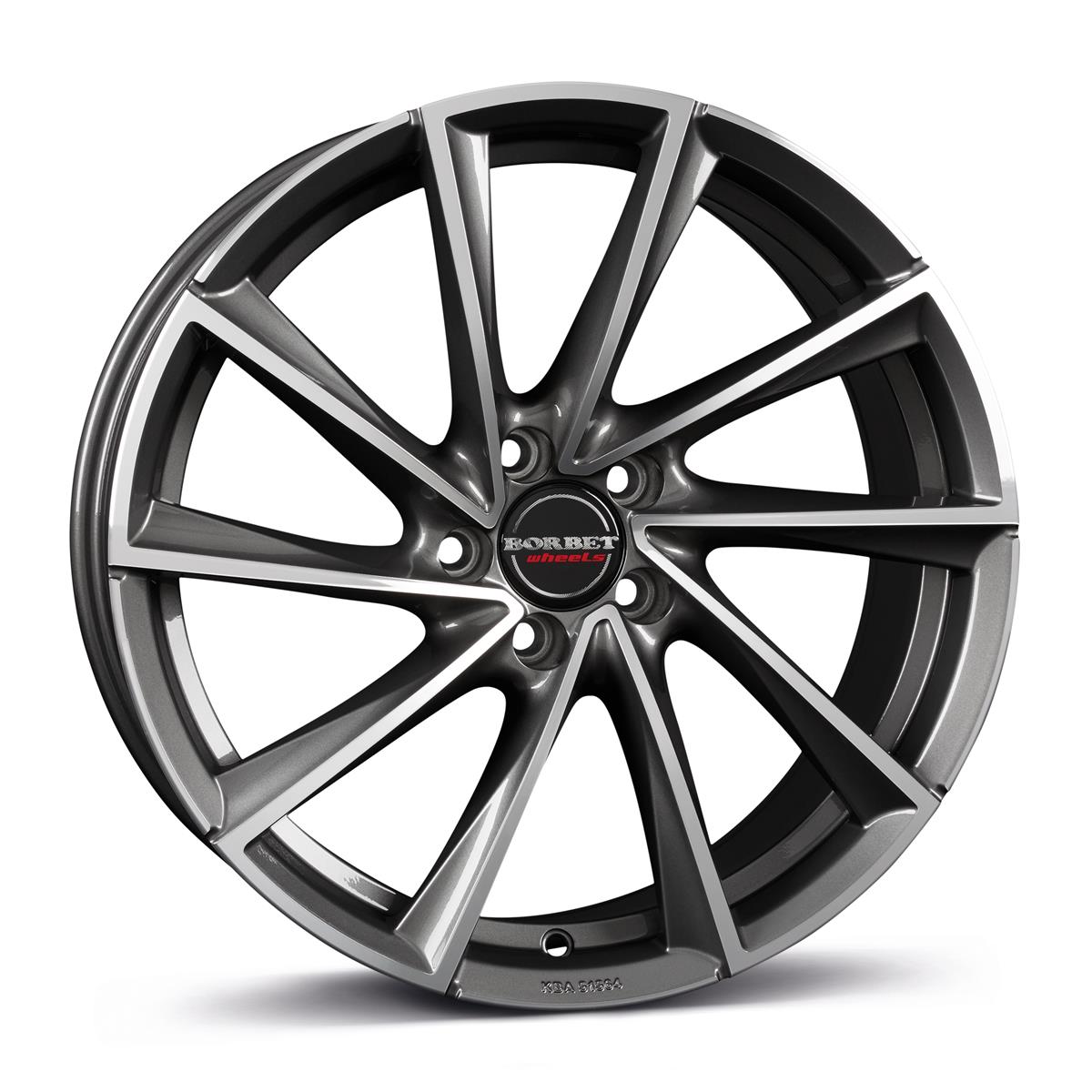 Borbet VTX Graphite Polished 8,5x19 5x112 ET47 CB66,6 60° 680 kg 496264