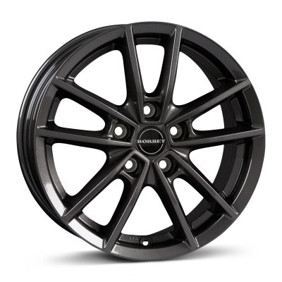 Borbet W mistral anthracite glossy 8x19 5x112 ET44 CB57,1 R13 760 kg 497445