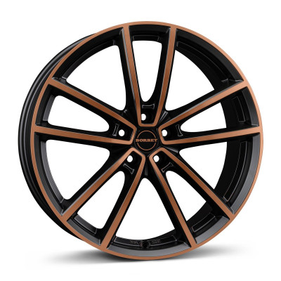Borbet W black copper polished matt 8x19 5x112 ET37 CB66,6 60° 830 kg 498143