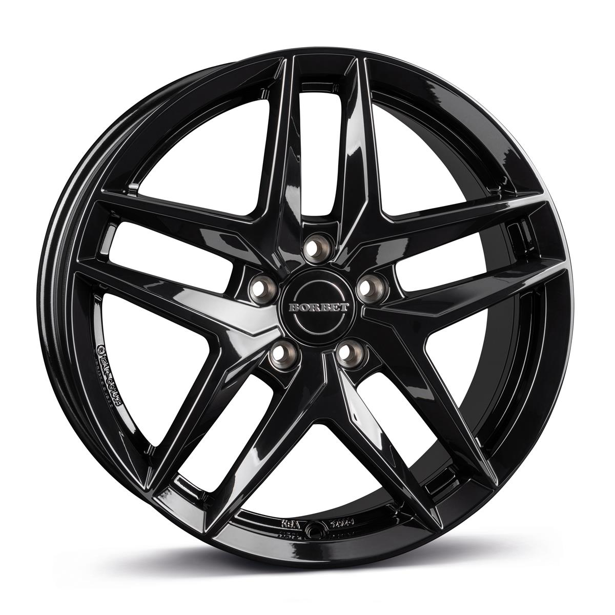 Borbet Z black glossy 8,5x20 5x112 ET43 CB66,6 R14 810 kg 497495