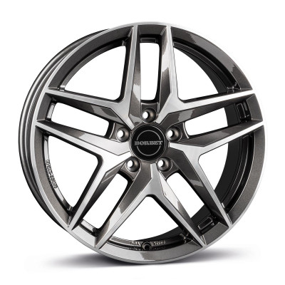Borbet Z mistral anthracite glossy polished 8x19 5x112 ET30 CB66,6 60° 810 kg 497456
