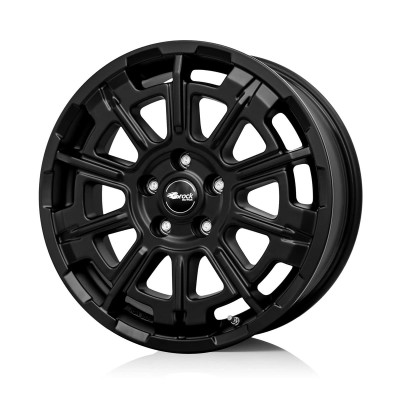 Brock B45 Satin Black Matt (SBM) 7,5x18 5x108 ET45 CB65,1 60° 950 kg 366253