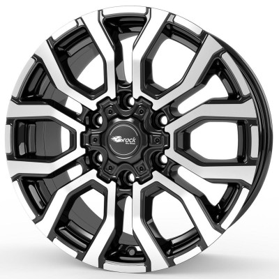 RC Design RC35 Schwarz Glanz Voll-Poliert (SGVP) 7,5x17 6x139.7 ET25 CB106,1 60° 1100 kg 364709