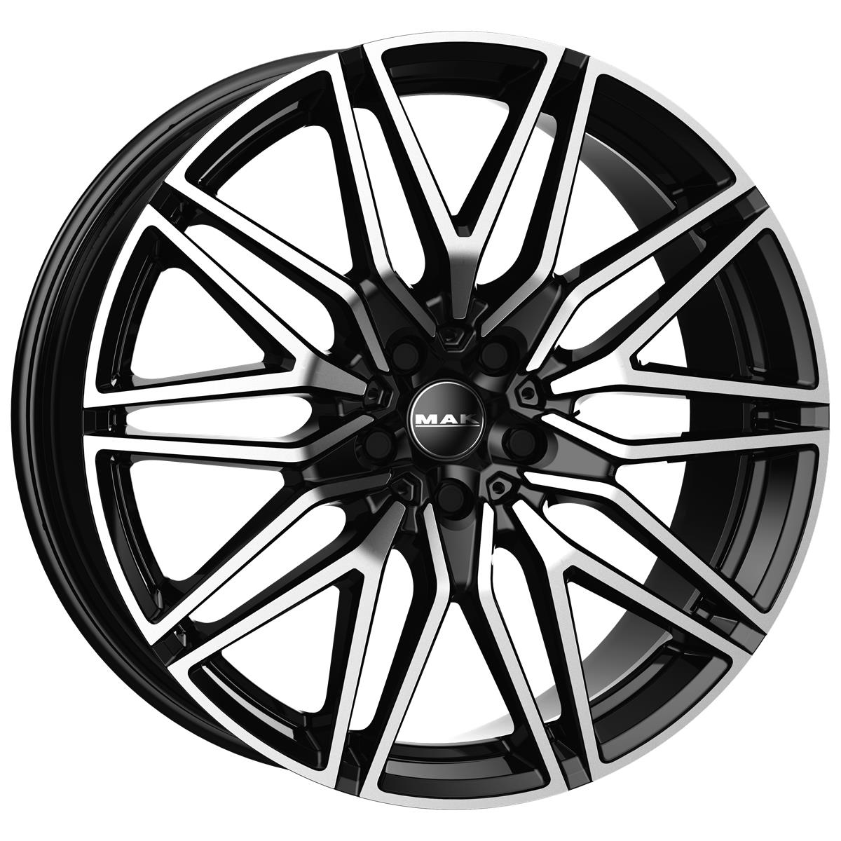 MAK Sturm Black Mirror 10,5x21 5x112 ET42 CB66,6 60° 1050 kg F0521SMBM42WS2X