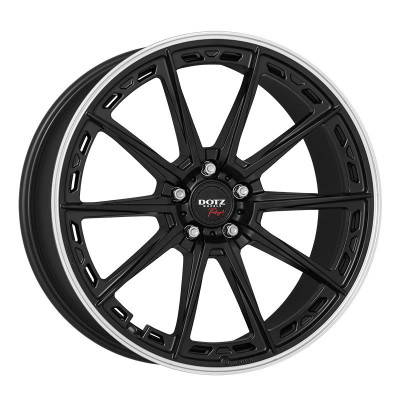 Dotz Sonoma dark Black matt/polished lip 8x20 5x112 ET46 CB66,6 60° 780 kg OSO0K8KL46E