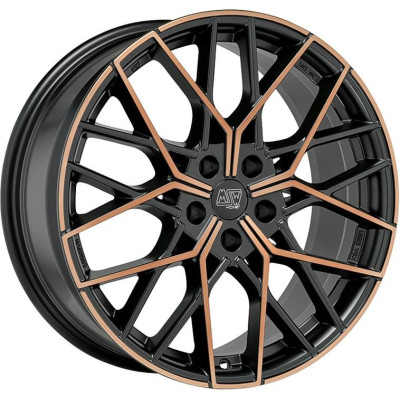 MSW 74 Matt Black Copper Fp 8x19 5x112 ET45 CB73.1 60° 745 kg W19351503TCAC
