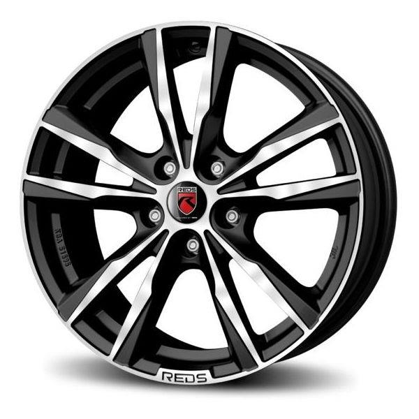 Reds K2 HD Matt Black polished 7,5x17 5x112 ET45 CB72.3 60° 700 kg WKHE75745512