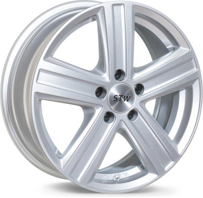 STW Cargo Silver 8x18 5x108 ET45 CB65.1 Flat 1250 kg STWCAGHSI45P