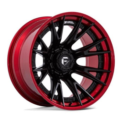 Fuel Fc402 Catalyst Matte Black W/ Candy Red Lip 12x22 8x170 ET-44 CB125,1 60° 1678 kg FC402MQ22128744N