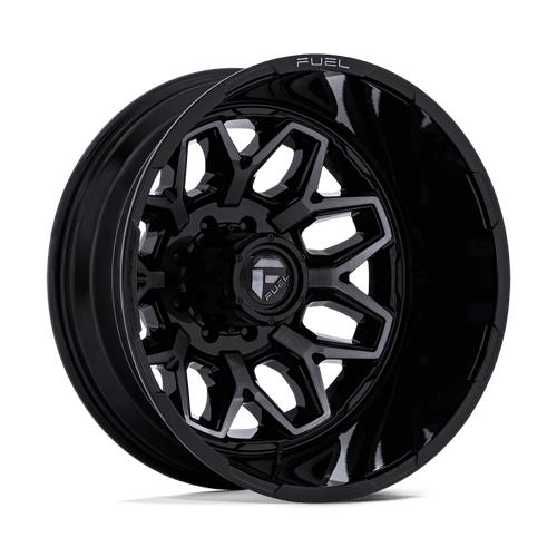 Fuel D875 Flux Dually Gloss Black Brush-Fc Gray Tint 8,25x20 8x165.1 ET104 CB117,0 60° 1360.5 kg D875208272