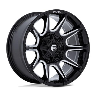 Fuel Fc880 Super C Gloss Black Milled 12x22 8x165.1 ET-44 CB125,1 60° 1678 kg FC880BE22128044N