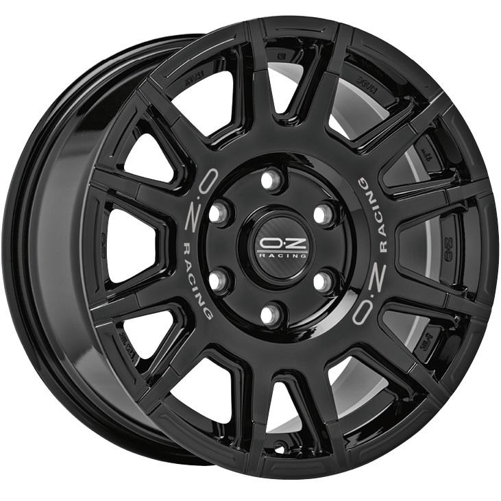 OZ Racing Rally Legend Gloss Black + Dark Lettering 8x17 5x127 ET20 CB71,6 60° 1200 kg W01E00052CAJ