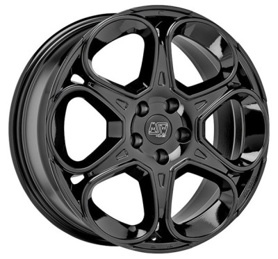 MSW 83 Gloss Black 8x19 4x108 ET32 CB65,1 60° 650 kg W19482051TC5