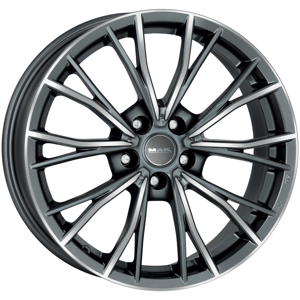 MAK Mark-D Gun Met-Mirror Face 10,5x20 5x112 ET43 CB66,6 60° 865 kg F0520MPQM43WS3X