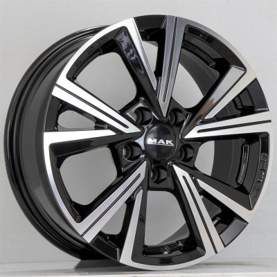 MAK Qvarz Black Mirror 6,5x16 5x108 ET40 CB72,0 60° 720 kg F6560QZBM40GG