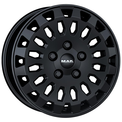 MAK Overland Matt Black 7x17 5x130 ET66 CB89,1 60° 1275 kg F7070RVMB66KT