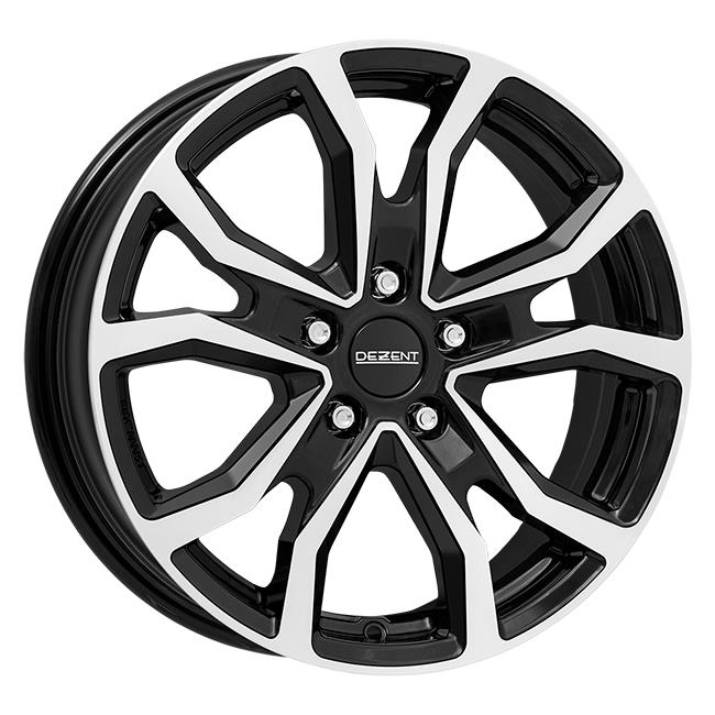 Dezent TV-Trailer dark Black/polished 6,5x17 5x112 ET30,1 CB66,6 60° 1200 kg TTV98BP30