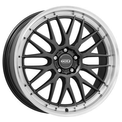 Dotz Bilbao dark Gunmetal/polished lip 8x17 5x112 ET45 CB70,1 60° 715 kg OBIS8FL45
