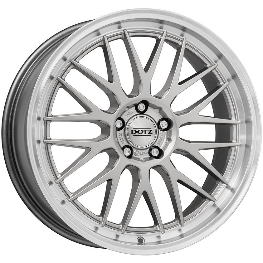 Dotz Bilbao Silver/polished lip 8x18 5x112 ET45 CB70,1 60° 750 kg OBIG8SL45