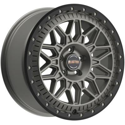 Fondmetal Bluster Matt Titanium Black Lip 8x18 4x108 ET36 CB65,1 Flat 800 kg RF21262