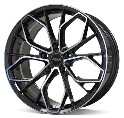 Venue Rocker Black Polished 9x20 5x120 ET35 CB72.6 60° 900 kg VROC209512035726BP