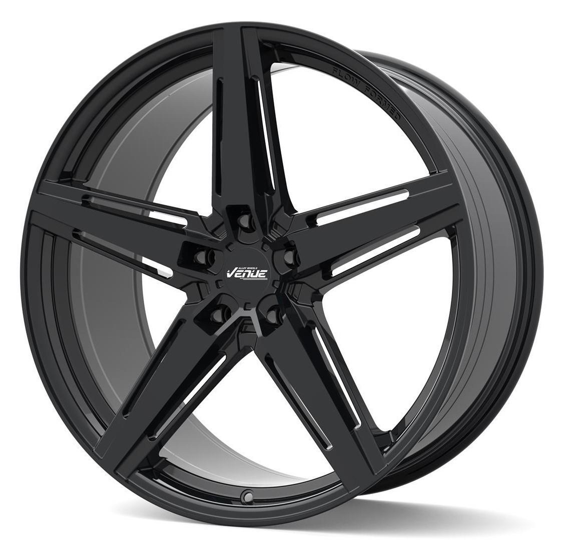 Venue Nord5 Gloss Black 8,5x20 5x112 ET25 CB66.6 60° 800 kg VN58520511225666GBL