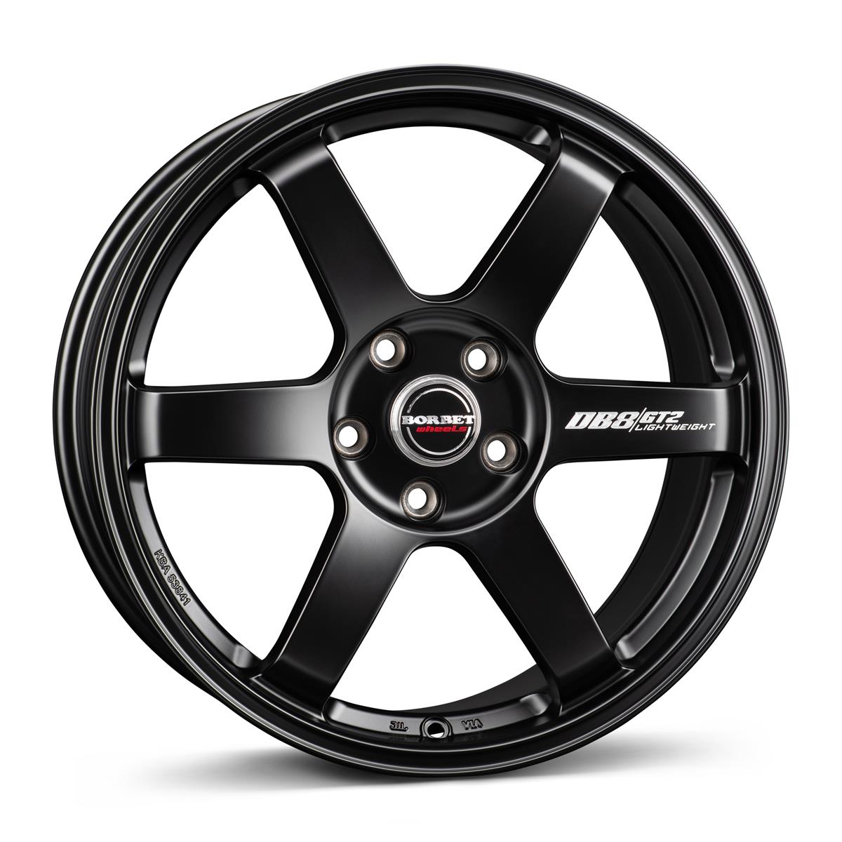 Borbet DB8GT2 Black matt 9,5x19 5x114.3 ET42 CB72.5 60° 650 kg 498859