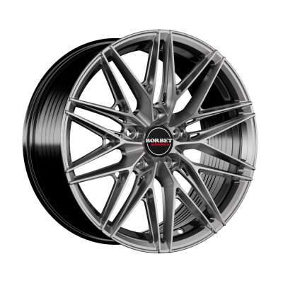 Borbet FB1 hyper black silver 8x18 5x120 ET40 CB72,5 60° 760 kg 498504