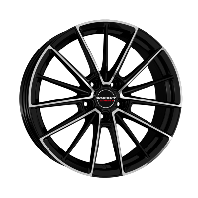 Borbet FB2 black polished matt 8,5x19 5x114.3 ET40 CB72,5 60° 760 kg 498413