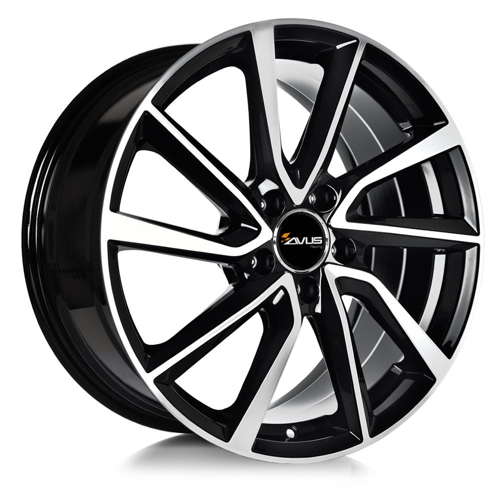 Avus AC-518 Black Polished 7x17 5x105 ET36 CB56.6 60° 690 kg 518070175105036566D0