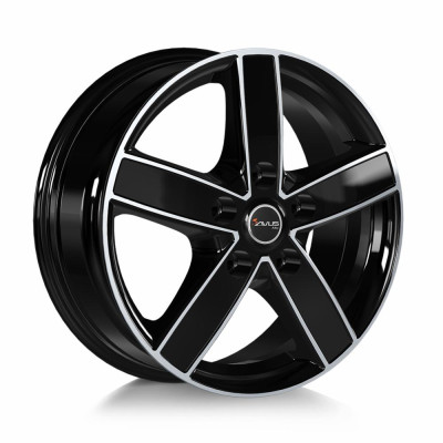 Avus AC-V51 Black Polished 7x17 5x130 ET62 CB89.1 60° 1250 kg V51070175130062891D0