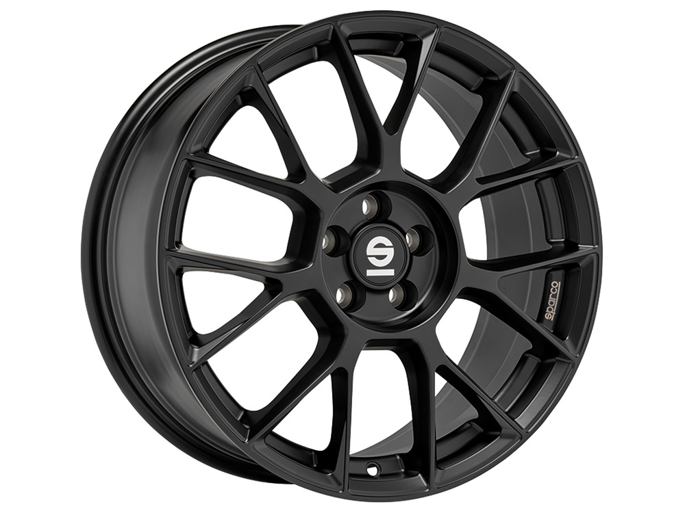 Sparco SUPER SPRINT Matt Black 8x18 5x112 ET35 CB73,0 60° 725 kg W2913350439