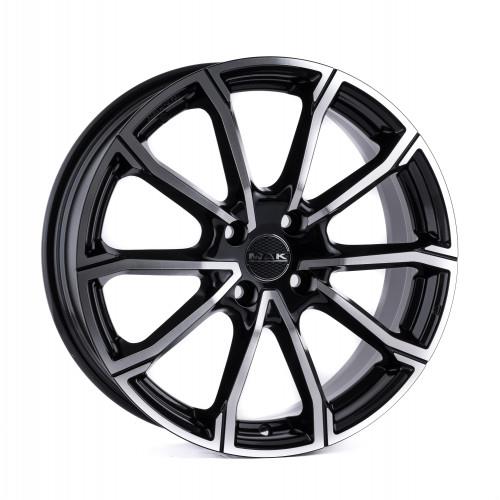 MAK Davinci4 Black Mirror 5x17 5x100 ET40 CB54,1 Flat 450 kg F50704BBM40PM2X