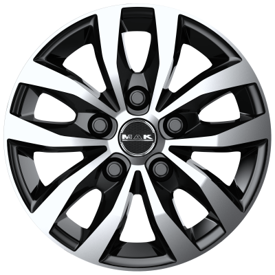 MAK Load5 Black Mirror 6,5x16 5x114.3 ET45 CB76,0 60° 1350 kg F65605DBM45F3