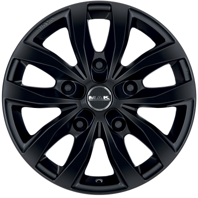 MAK Load5 Gloss Black 6,5x16 5x114.3 ET45 CB76,0 60° 1350 kg F65605DGB45F3