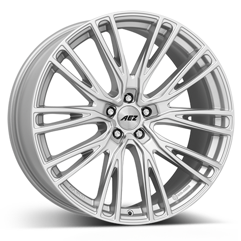 AEZ Seattle shine Silver 9x21 5x120 ET38,5 CB63,4 60° 780 kg ASE1M9SA385E