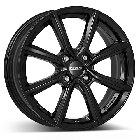 Dezent TN black Black 7x18 4x100 ET43 CB60,1 60° 640 kg TTN12BA43E
