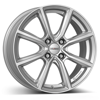 Dezent TN silver Silver 7x18 4x100 ET43 CB60,1 60° 640 kg TTN12SA43E
