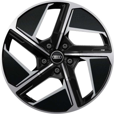 OE Audi 4J3071490BAX1 Matt Antharcite Polished 9x20 5x130 ET54 CB71,6 R12 4J3071490BAX1