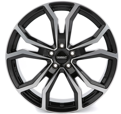 Dezent TV dark Black/polished 7x17 5x114.3 ET45 CB66,1 60° 1050 kg TTVY0BP45