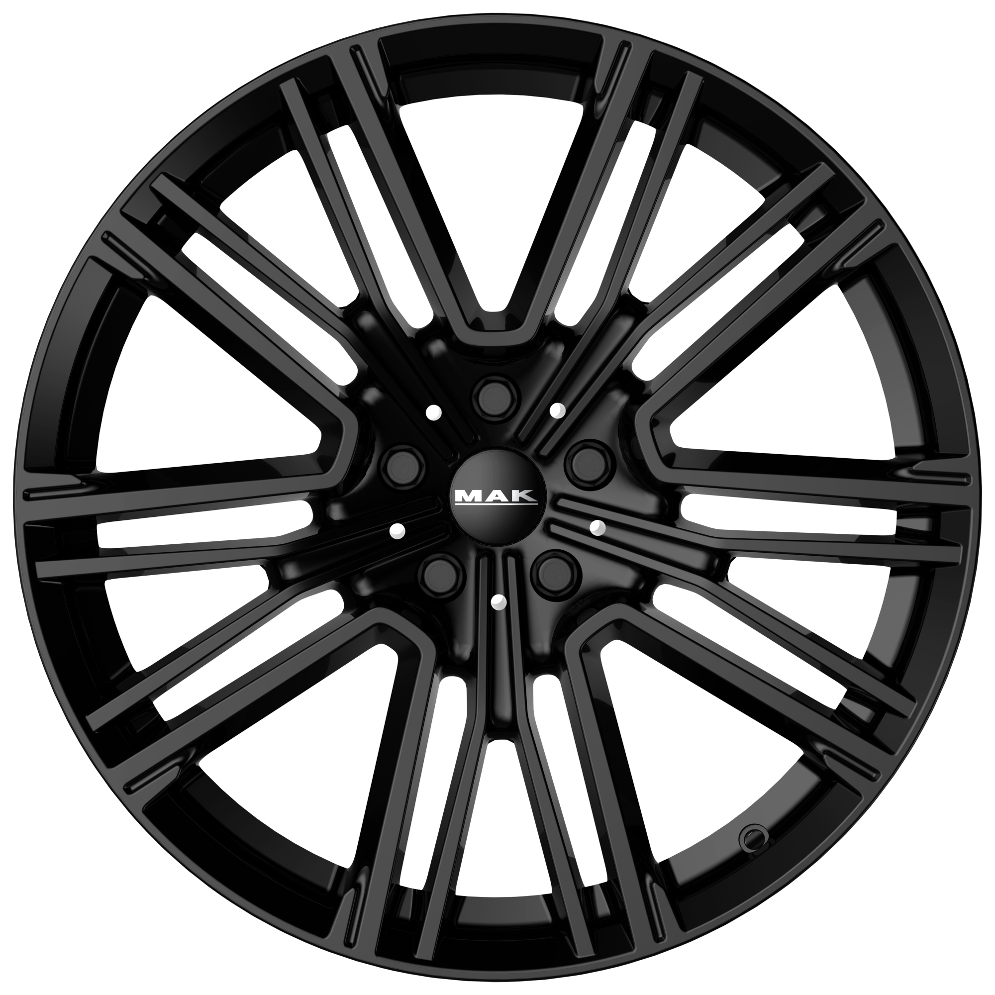 MAK Kult-D Gloss Black 10,5x20 5x132 ET27 CB66,6 60° 900 kg F0520KPGB27MS5