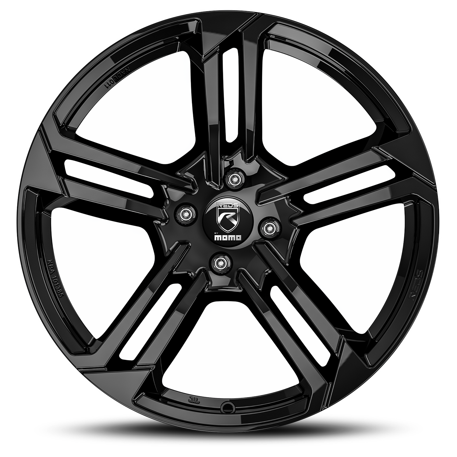 Reds Twist Glossy Black 4H 7x17 4x108 ET18 CB65,1 60° 615 kg WTWG70718408E