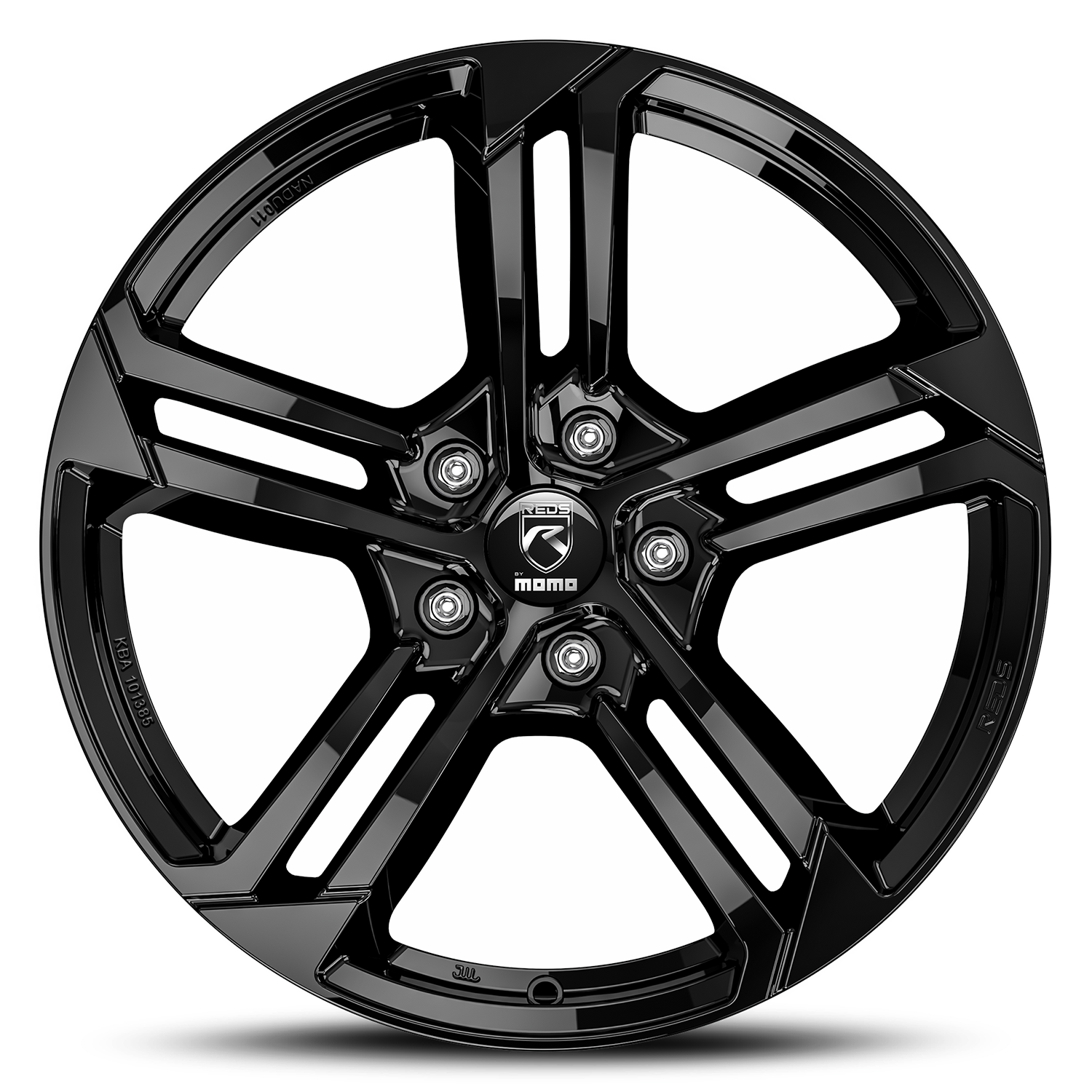 Reds Twist Glossy Black 7x17 5x112 ET40 CB72,3 60° 615 kg WTWG70740512E